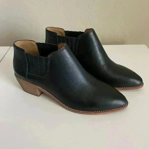 Madewell The Bonham Bootie Black Size 7 - Picture 1 of 14